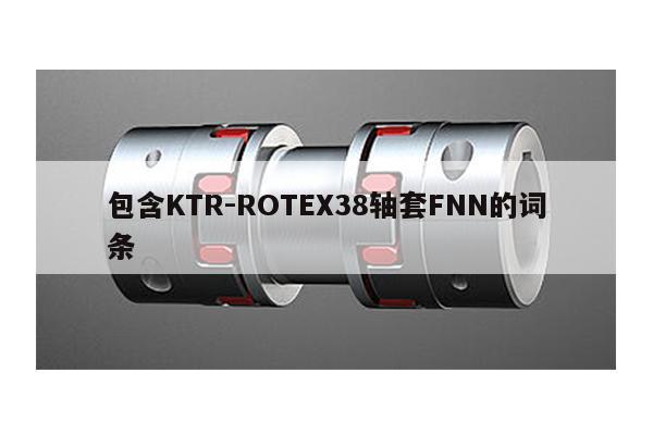包含KTR-ROTEX38軸套FNN的詞條