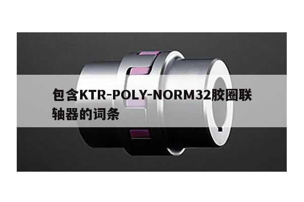 包含KTR-POLY-NORM32膠圈聯軸器的詞條
