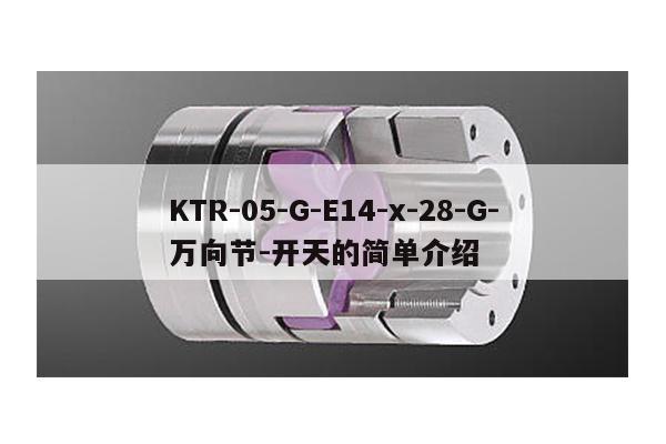 KTR-05-G-E14-x-28-G-萬向節-開天的簡單介紹