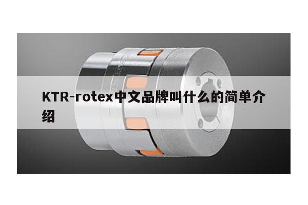 KTR-rotex中文品牌叫什么的簡單介紹